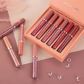 Batom Matte Glamour Handaiyan - Kit com 6 Unidades