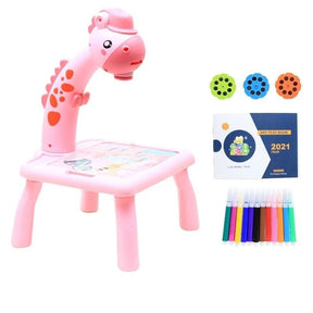 A Mesa Desenhos Interativos Funny Toys com Projetor Led