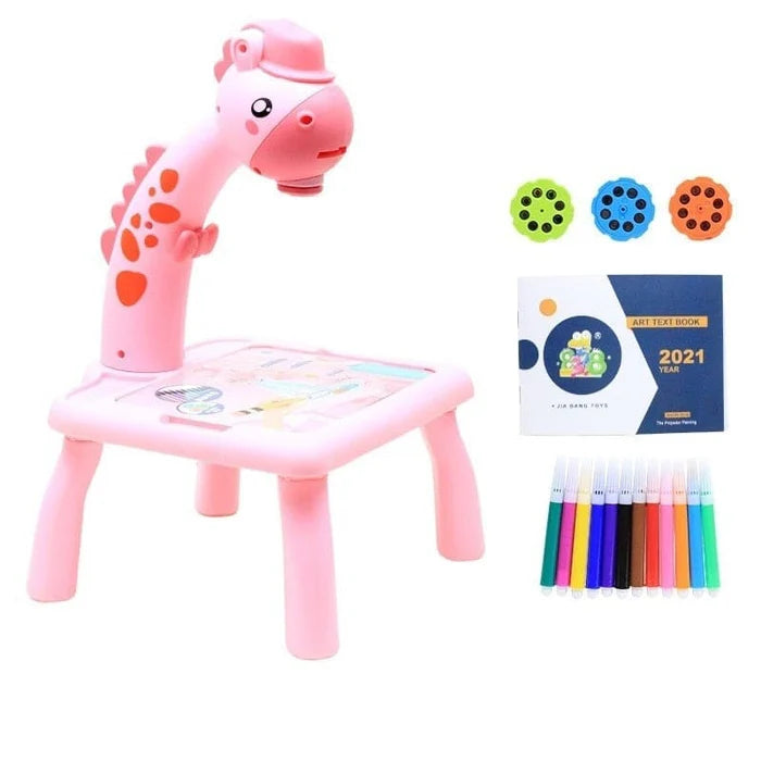 A Mesa Desenhos Interativos Funny Toys com Projetor Led